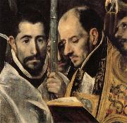 El Greco Details of The Burial of Count Orgaz Norge oil painting reproduction